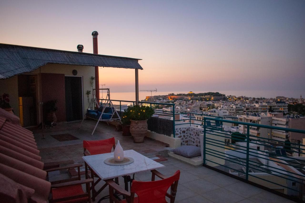 Rooftop With Sea View In Central Rethymno ภายนอก รูปภาพ