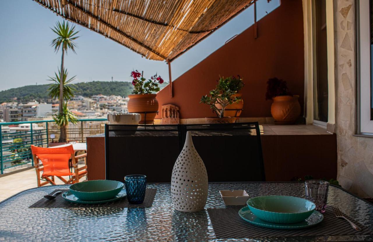 Rooftop With Sea View In Central Rethymno ภายนอก รูปภาพ